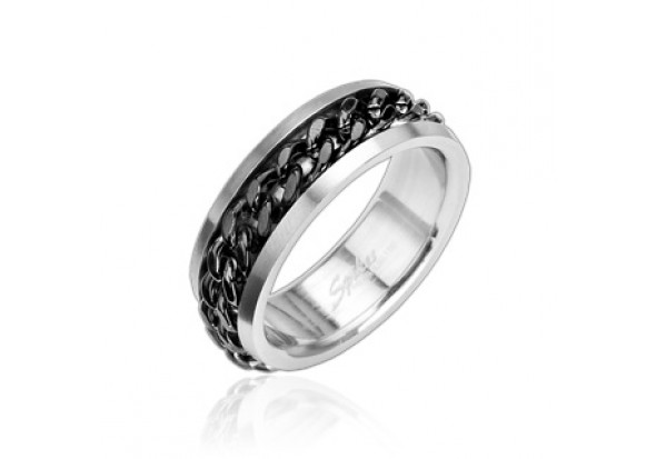 Bague En Acier Chirurgical Femme Bijoux Chic