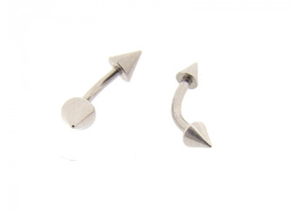 Piercing barbell spike