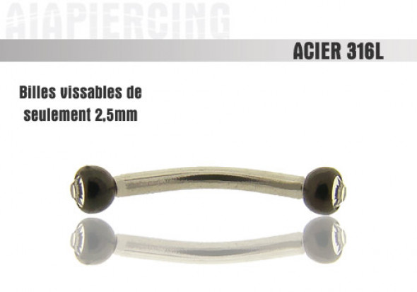 Pierres blanche 2,5mm