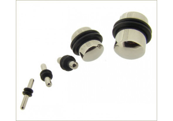 Plug acier chirurgical de 2 à 12mm au choix