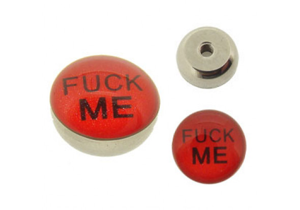 Piercing accessoire Fuck me