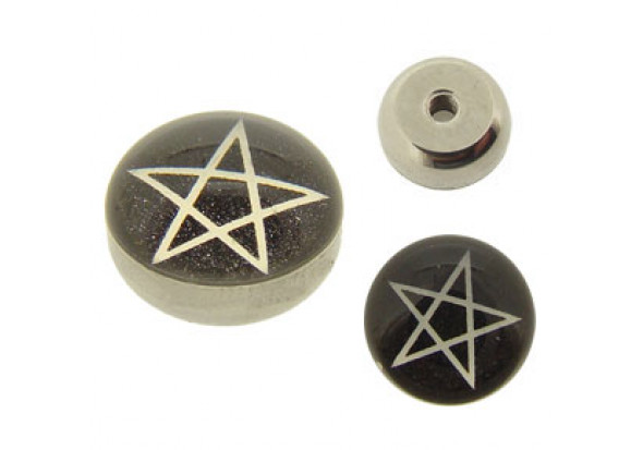 Piercing accessoire pentagramme