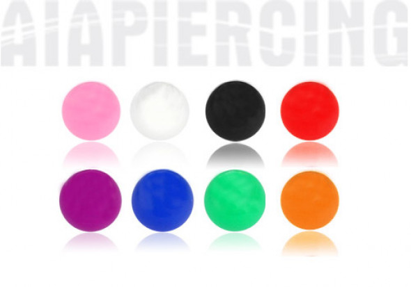Piercing Accessoires acryliques uni 3mm