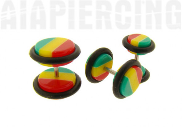 Faux plug rasta