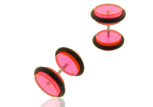 DESTOCKAGE Faux plug rose