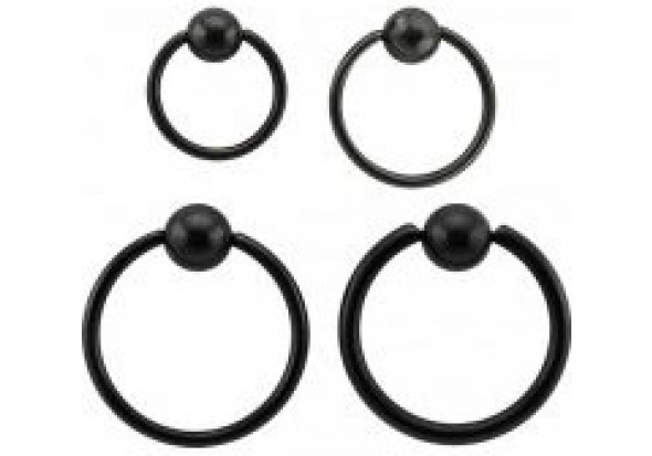 Piercing anneau BCR Noir