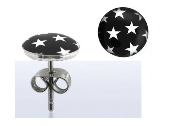 Boucle d'oreille etoiles