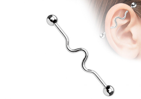 Zig zag industrial piercing best sale