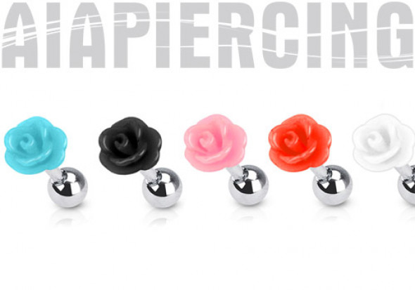 Piercing cartilage rose