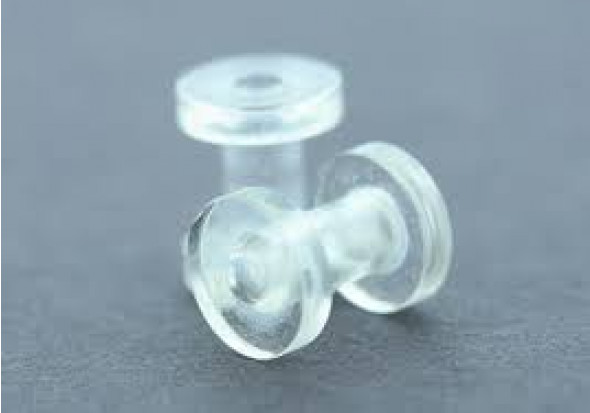 DESTOCKAGE piercing tunnel transparent 4mm