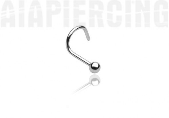 Piercing nez bille acier