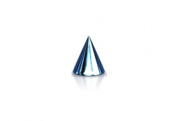Accessoire piercing pic bleu anodisé 1.2mm