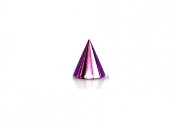 Accessoire piercing pic violet anodisé 1.2mm