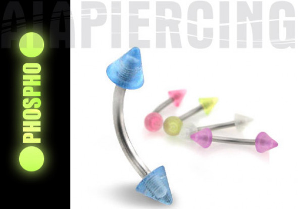 Piercing banane pic glow in the dark 4mm