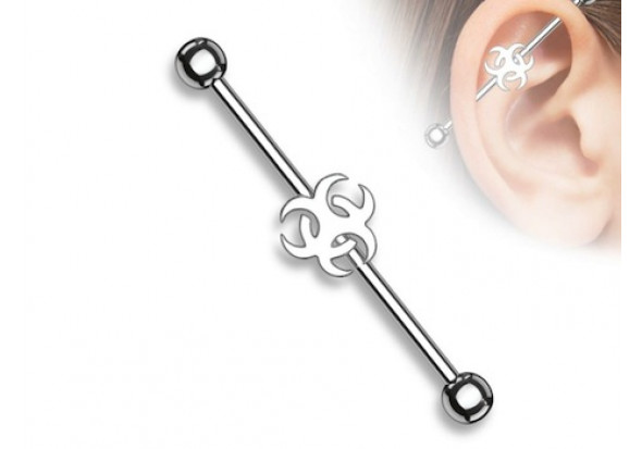 Piercing industriel Biohazard