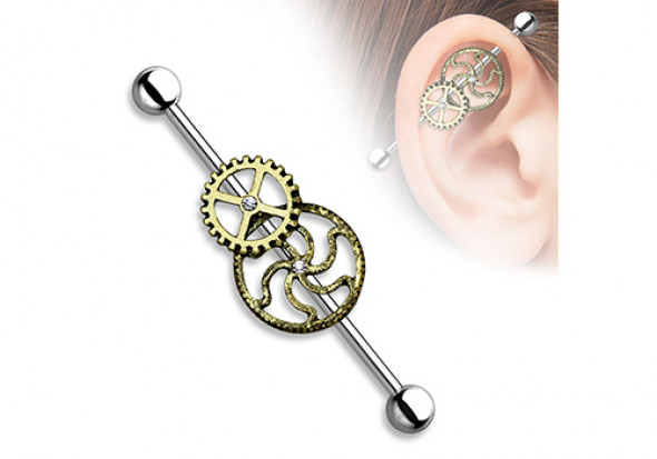 Piercing industriel engrenage