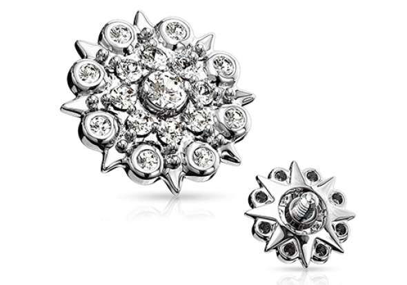 Piercing microdermal arabesque 