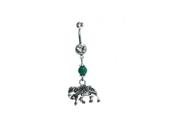 Piercing nombril fantaisie elephant