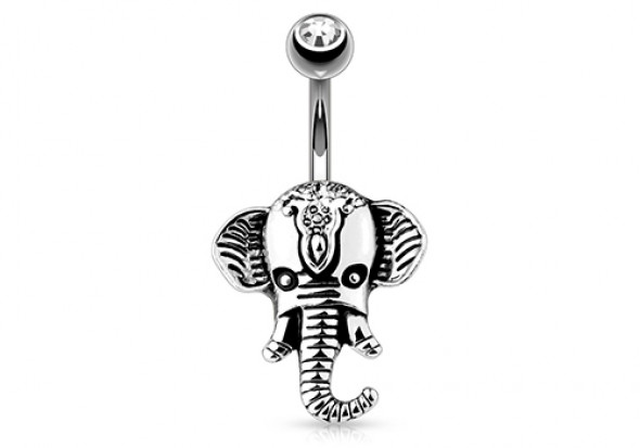 Piercing nombril éléphant