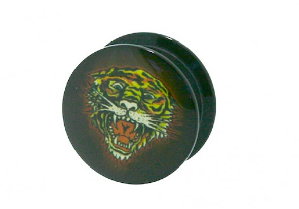 Piercing plug boite tigre