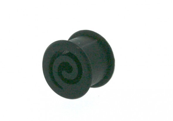 Piercing plug silicone spirale 