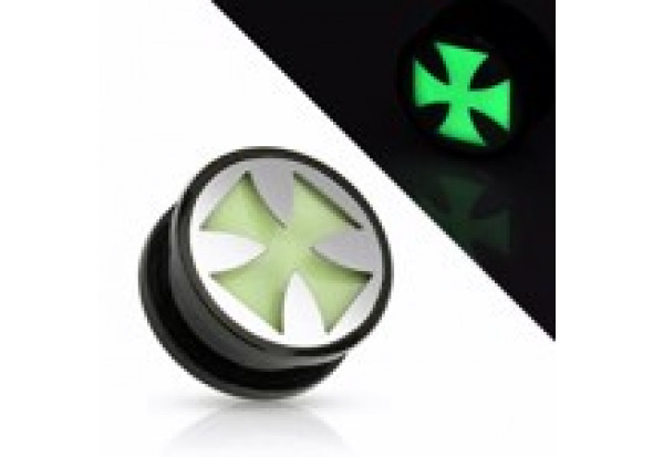 Plug croix de malte fluo