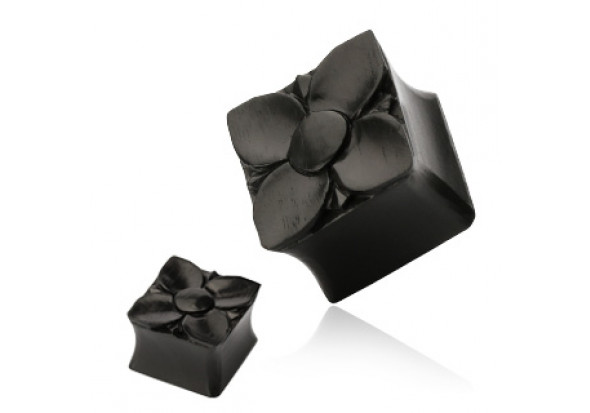 Plug carré fleur