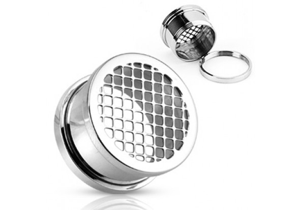 Plug acier effet grillage