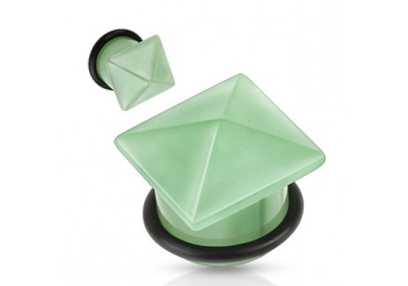 Plugs pyramide aventurine