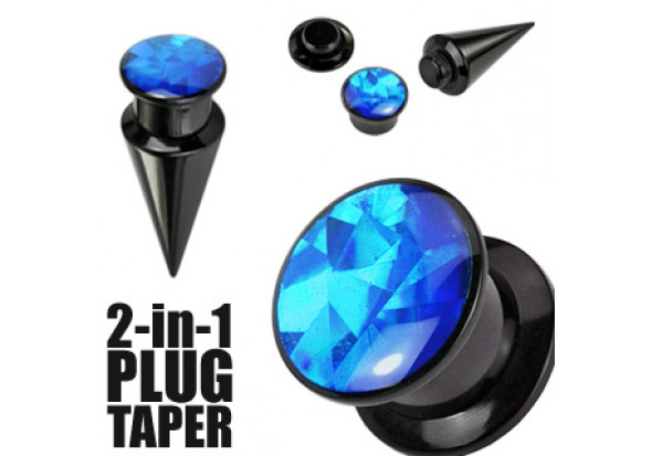 Plug prisme bleu
