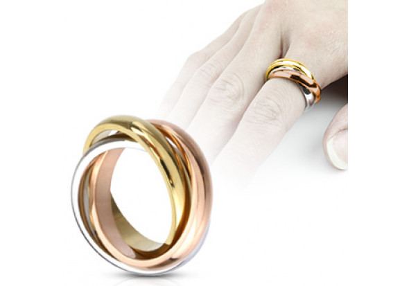 Bague en acier chirurgical femme best sale