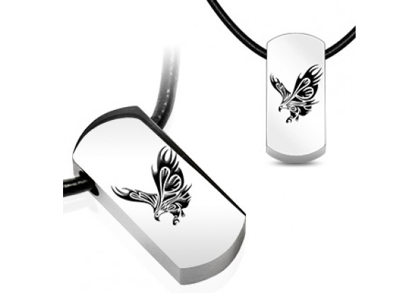 Pendentif acier chirurgical aigle