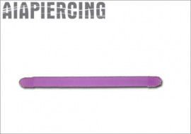 Accessoire piercing barre 1,6mm violet
