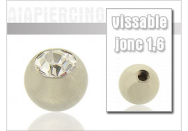 Bille cristal blanc 1.6mm