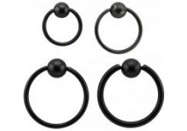 Piercing anneau BCR Noir