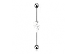 Piercing industriel motif danseuse sexy