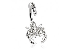 Piercing nombril scorpion