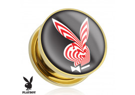 Piercing Plug plaqué or lapin Playboy®