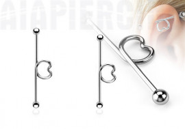 Piercing  industriel coeur