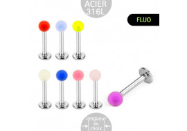 Labret acrylique fluo transparent