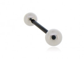 Piercing langue billes 6mm