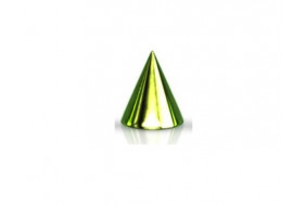 Accessoire piercing pic vert anodisé 1.2mm