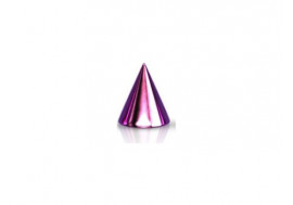 Accessoire piercing pic violet anodisé 1.2mm