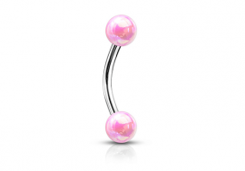 Piercing arcade glacé rose