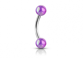 Piercing arcade glacé violet