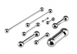 Piercing barbell Barre droite gros jonc