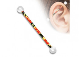 Piercing industriel flamming