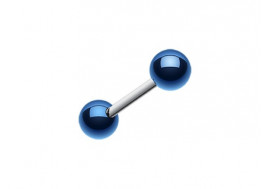 Piercing barbell Bille bleue