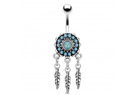 Piercing nombril dream catcheur