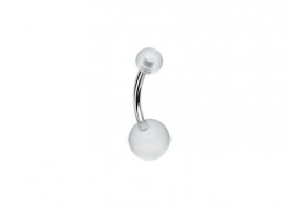 Piercing nombril ACRYLIQUE transparent